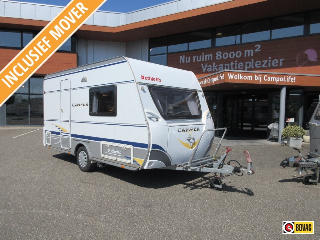 Dethleffs Camper 395 HK LICHTGEWICHT EN MET MOVER, Caravans en Kamperen, Overige typen, Rondzit, Tot en met 2, Dethleffs