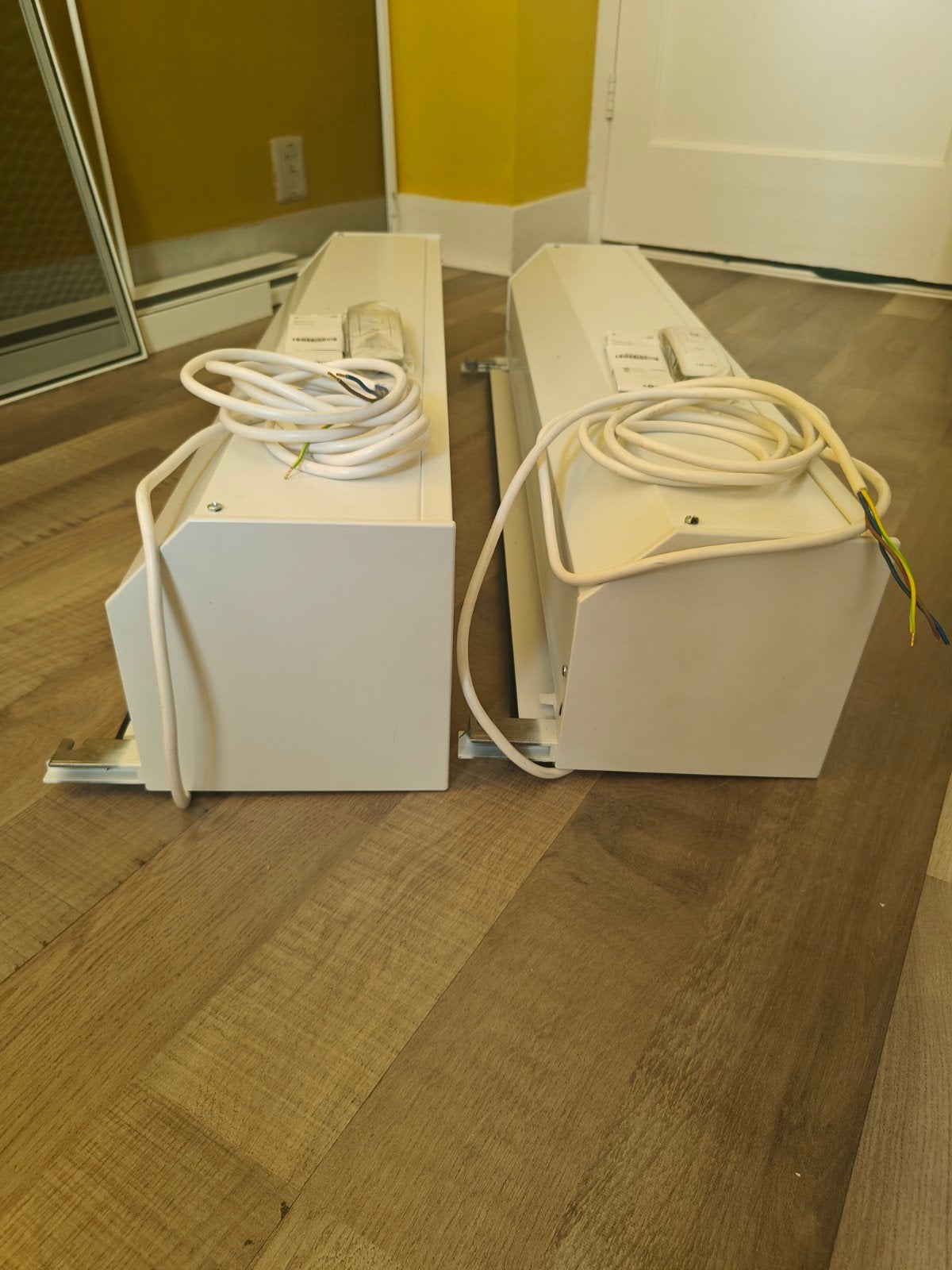 3 witte ALUPROF rolluiken – 82x228 / 180x141,5 / 80x137,7 cm, Ophalen, 100 tot 150 cm, Wit, Nieuw