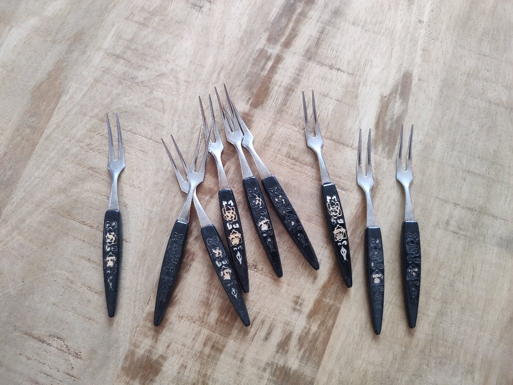 Kleine amuse vorkjes, Ophalen of Verzenden, Gebruikt, Overige materialen