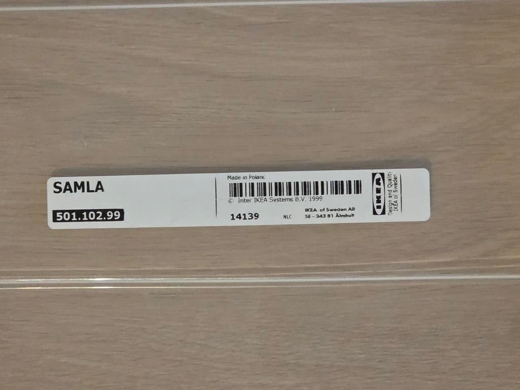 Ikea 501.102.99 SAMLA Deksel voor opbergbox (2 stuks), Ophalen, Gebruikt, Minder dan 50 cm, Minder dan 50 cm