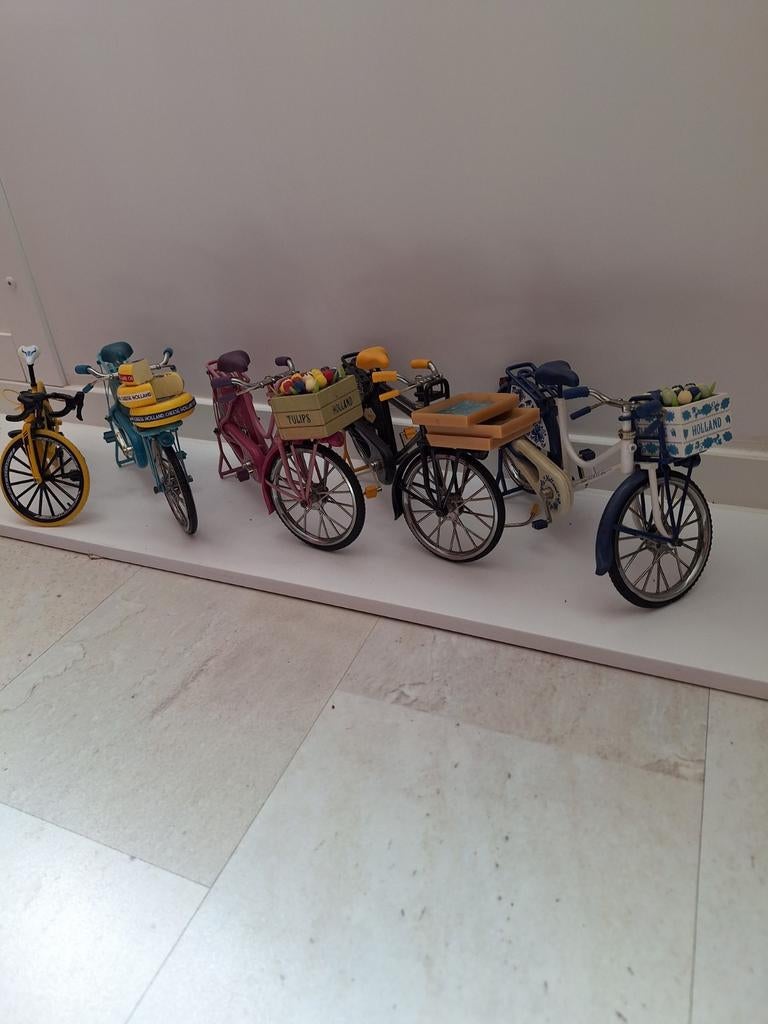 Miniatuur fietsjes - Decoratie Hollandse fietsen, Overige merken, Gebruikt, 1:50 of kleiner, Overige typen