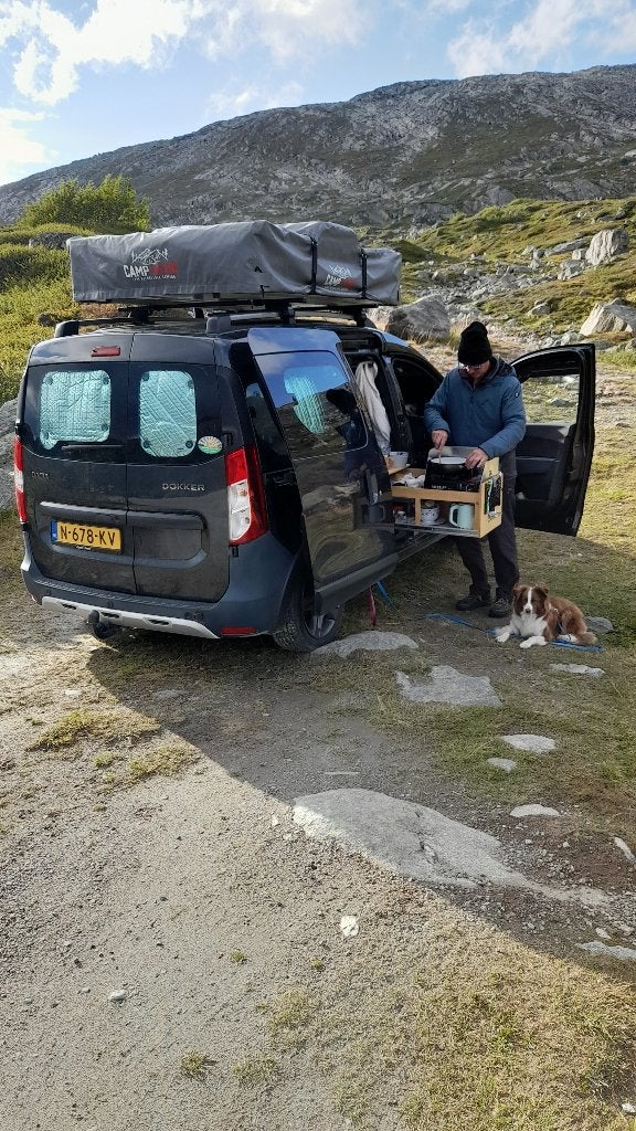 Te koop Campwerk daktent adventure 165, Caravans en Kamperen, Ophalen, Gebruikt, Tot en met 3