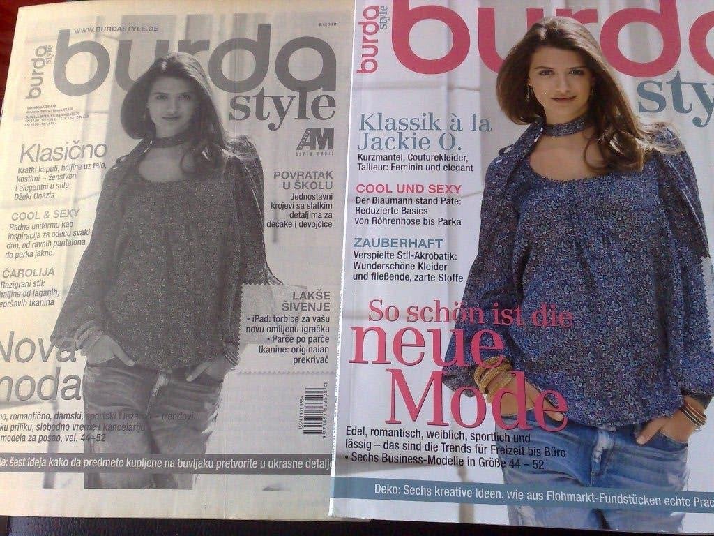 Burda style augustuts nr. 8 / 2010, Verzenden, Zo goed als nieuw, Vrouw, Burda
