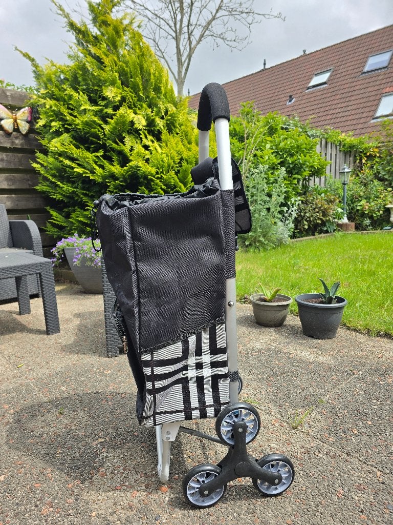 Boodschappen trolley, gedeeltelijk inklapbaar, Sieraden, Tassen en Uiterlijk, Tassen | Reistassen en Weekendtassen, 30 cm of meer