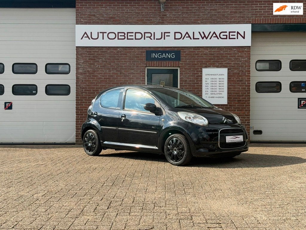 Citroen C1 1.0-12V Ambiance, Stof, Gebruikt, Zwart, 4 stoelen
