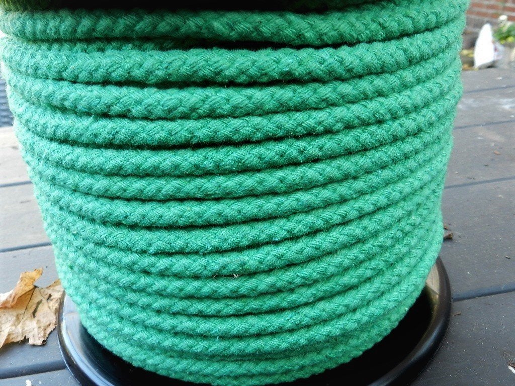 TOUW KATOEN 8mm haspels a 100mtr/groen, Ophalen, Nieuw, Overige typen