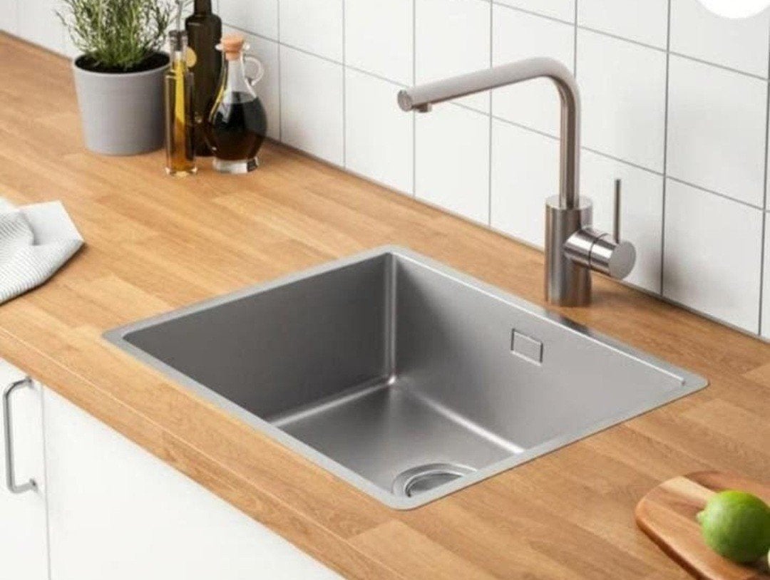 IKEA NORRSJÖN/ VRESJÖN Inbouwspoelbak - Roestvrij Staal, Overige typen, IKEA, Ophalen of Verzenden, Metaal