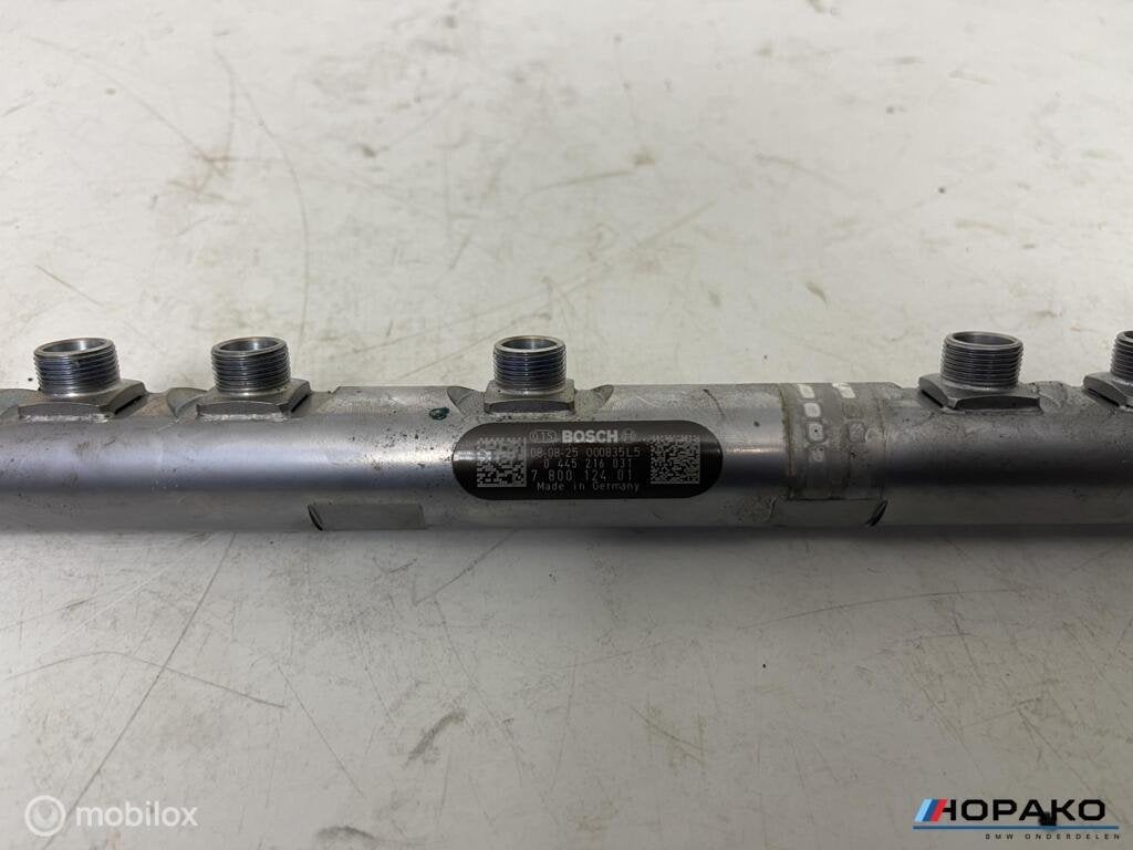 brandstof rail BMW N57 motor | 7800124, Gebruikt, Einsteinlaan 5 rijswijk, Bmw, Ophalen of Verzenden