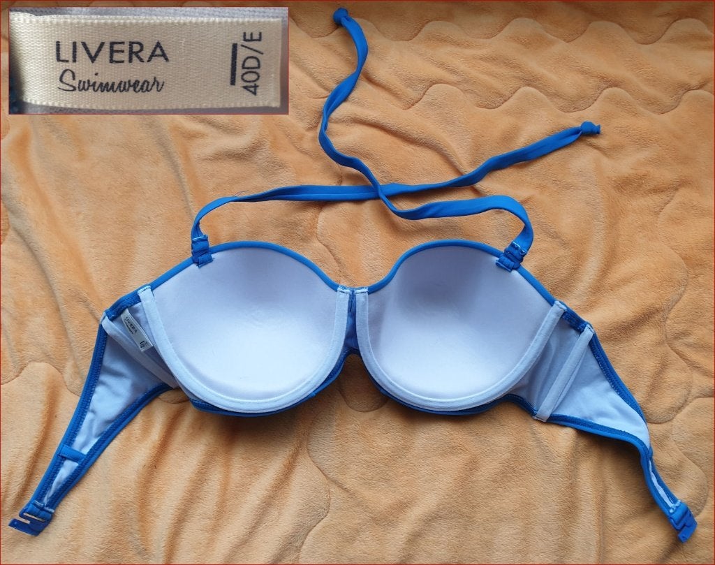 Felblauwe LIVERA bikini maat 38_40D nieuw, Blauw, Nieuw, Ophalen of Verzenden, Bikini
