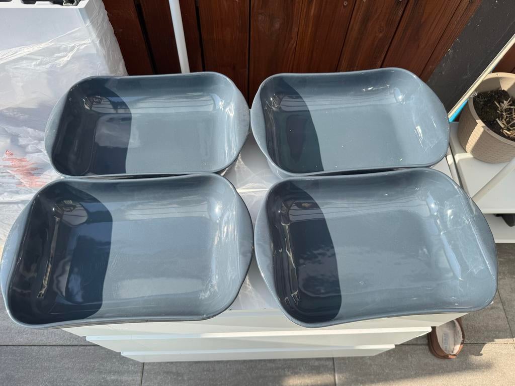 Set van 4 Vivo ovenschalen - Grijs, Ophalen, Gebruikt