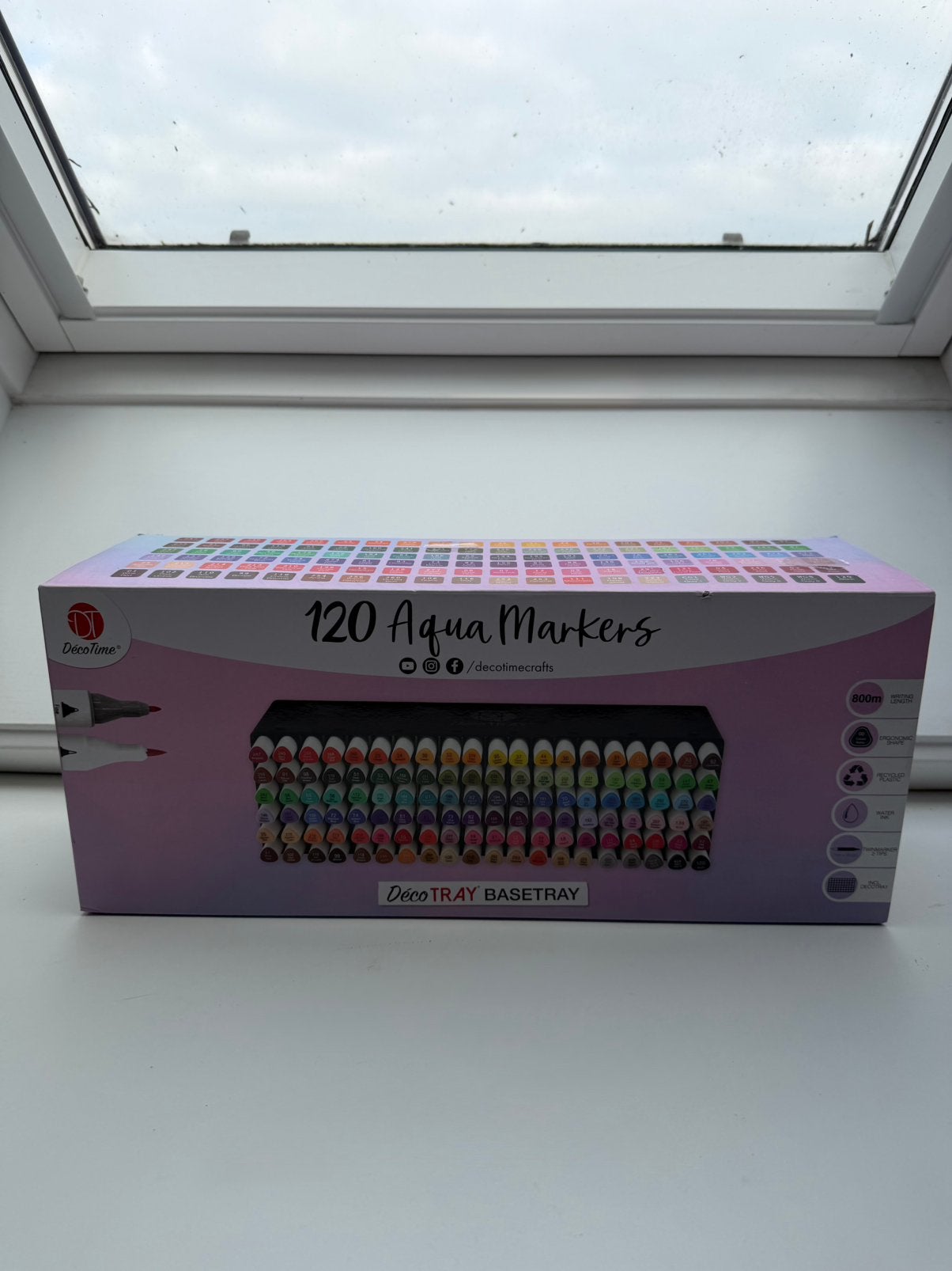 120 aqua markers, Hobby en Vrije tijd, Ophalen of Verzenden, Nieuw, Potlood of Stift