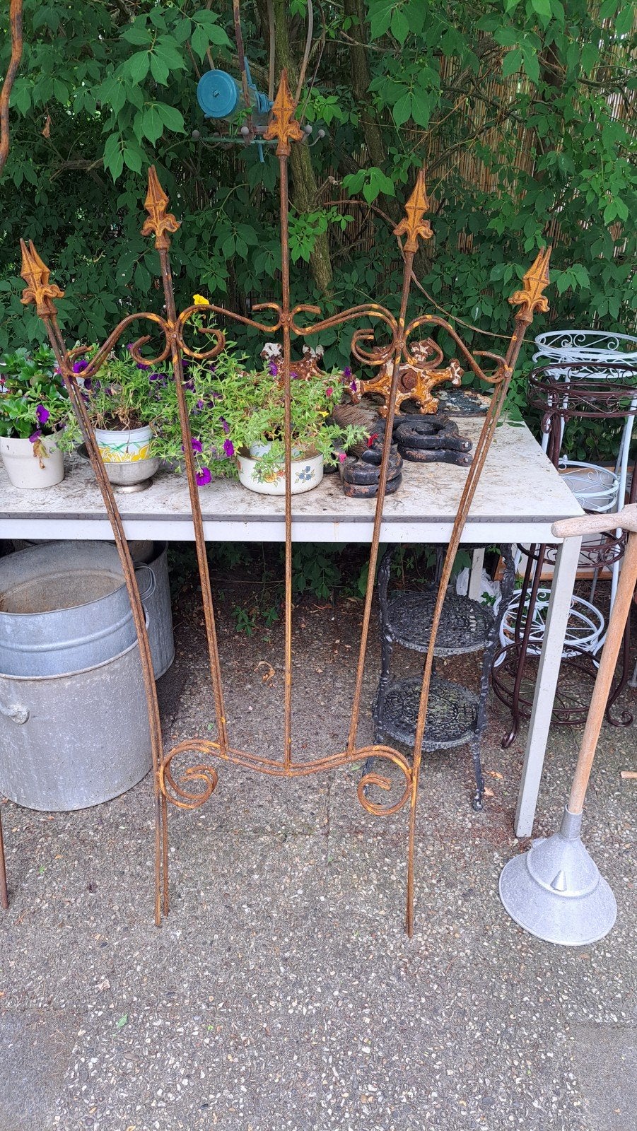 Decoratief smeedijzeren hekwerk voor tuin of interieur, Ophalen