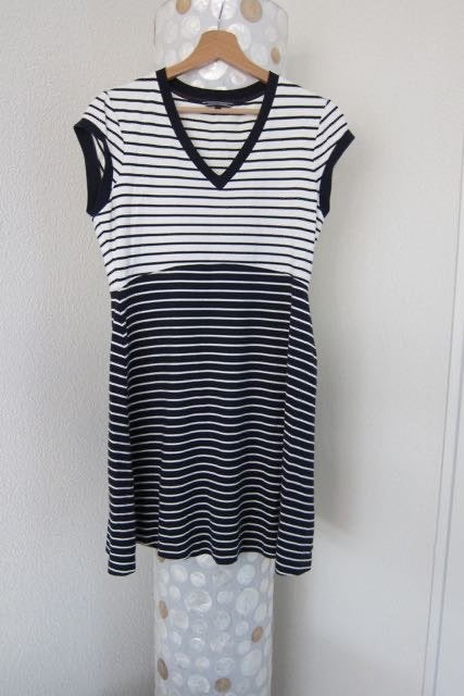 Tommy hilfiger jurk maat l blauw jurk, Blauw, Maat 42/44 (L), Zo goed als nieuw, Merkfreak