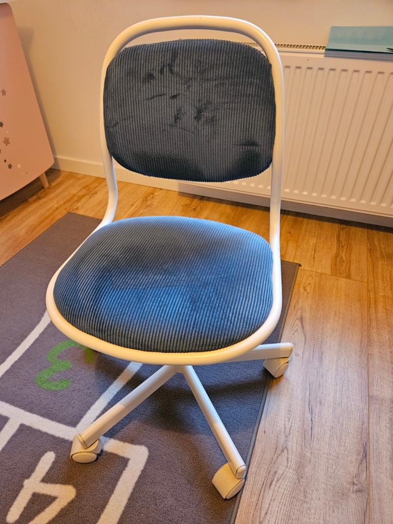 Kinderbureaustoel Ikea, Ophalen, Zo goed als nieuw, Blauw, Bureaufiets