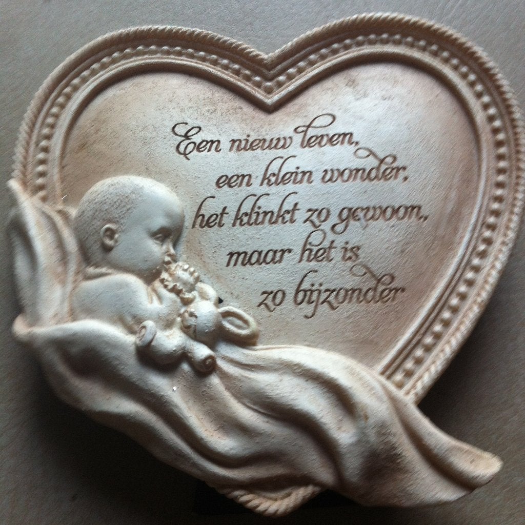 Design beeldje voor baby steen., Ophalen of Verzenden, Zo goed als nieuw, Mens