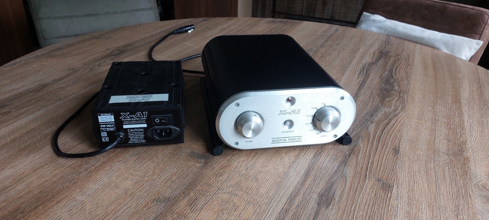 Musical Fidelity X-A1 versterker, Ophalen of Verzenden, Gebruikt, Minder dan 60 watt, Overige merken