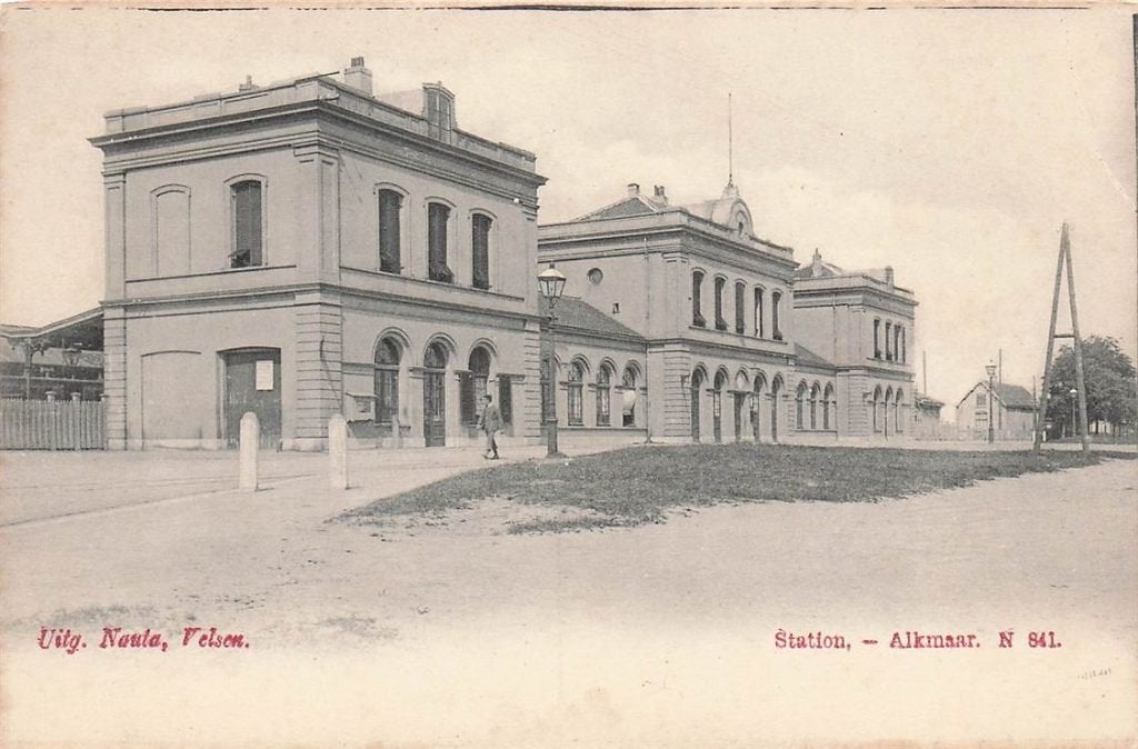 702-494-041 Station Alkmaar, Verzamelen, Ansichtkaarten | Nederland, Verzenden, Voor 1920, Noord-Holland