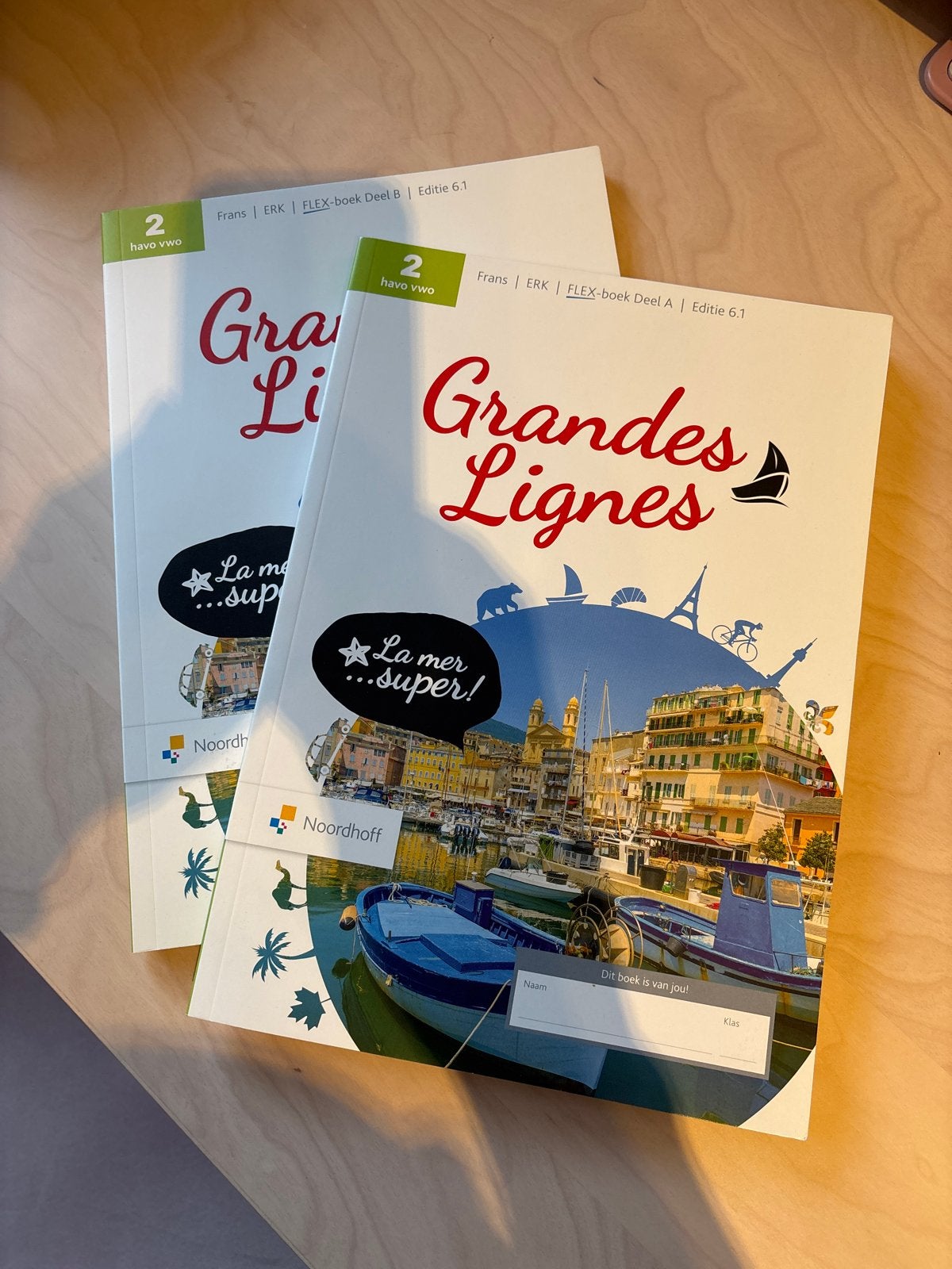 Grandes Lignes Frans FLEX-boek Deel A en B havo/vwo 2, Ophalen of Verzenden, Nieuw, HAVO, Frans