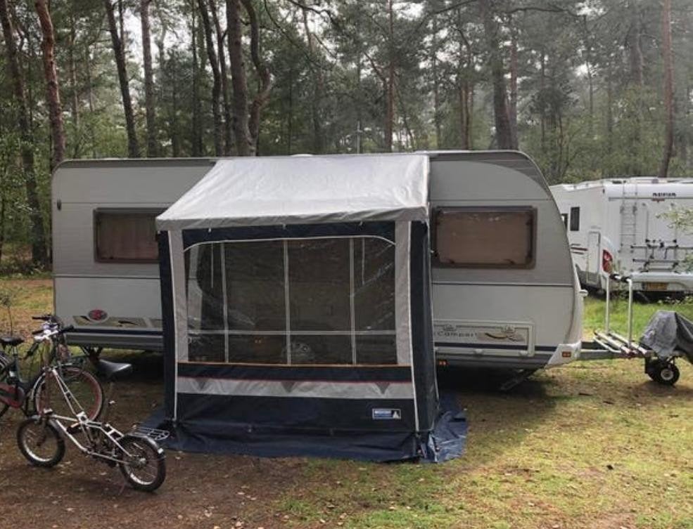 wintertent voortent megacamp, Ophalen, Gebruikt