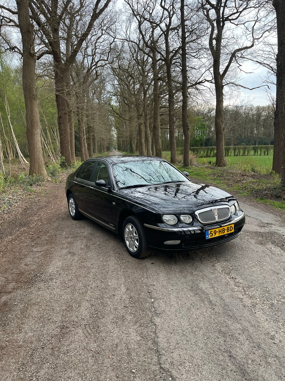 Rover 75 1.8 2001 Zwart, Auto's, Voorwielaandrijving, 1345 kg, 4 cilinders, 1796 cc