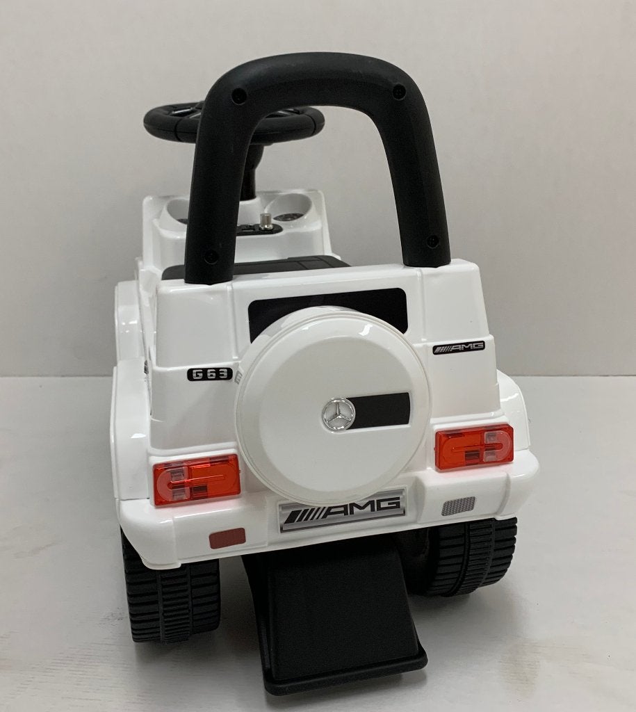 Mercedes G63 AMG loopauto Wit met USB en AUX input NIEUW!!, Kinderen en Baby's, Speelgoed | Buiten | Voertuigen en Loopfietsen
