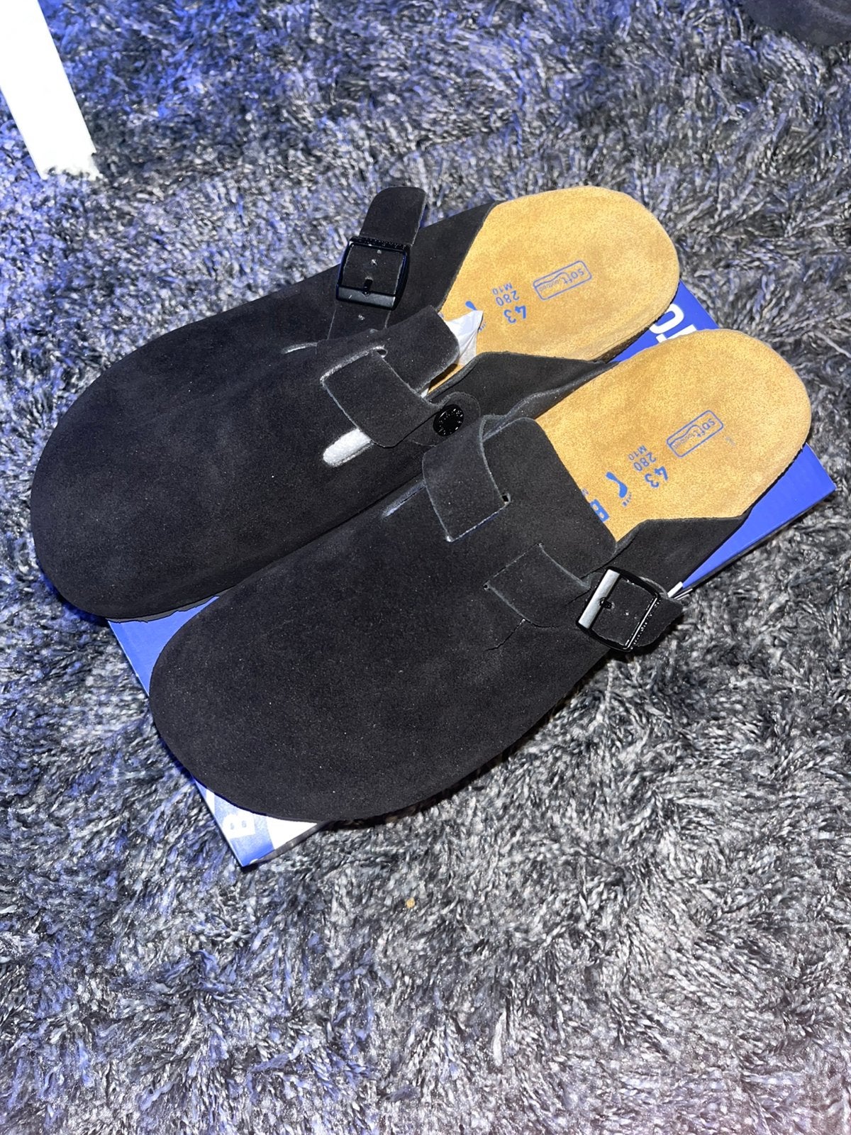 Birkenstock bosten zwart maat 43, Verzenden, Nieuw, Zwart