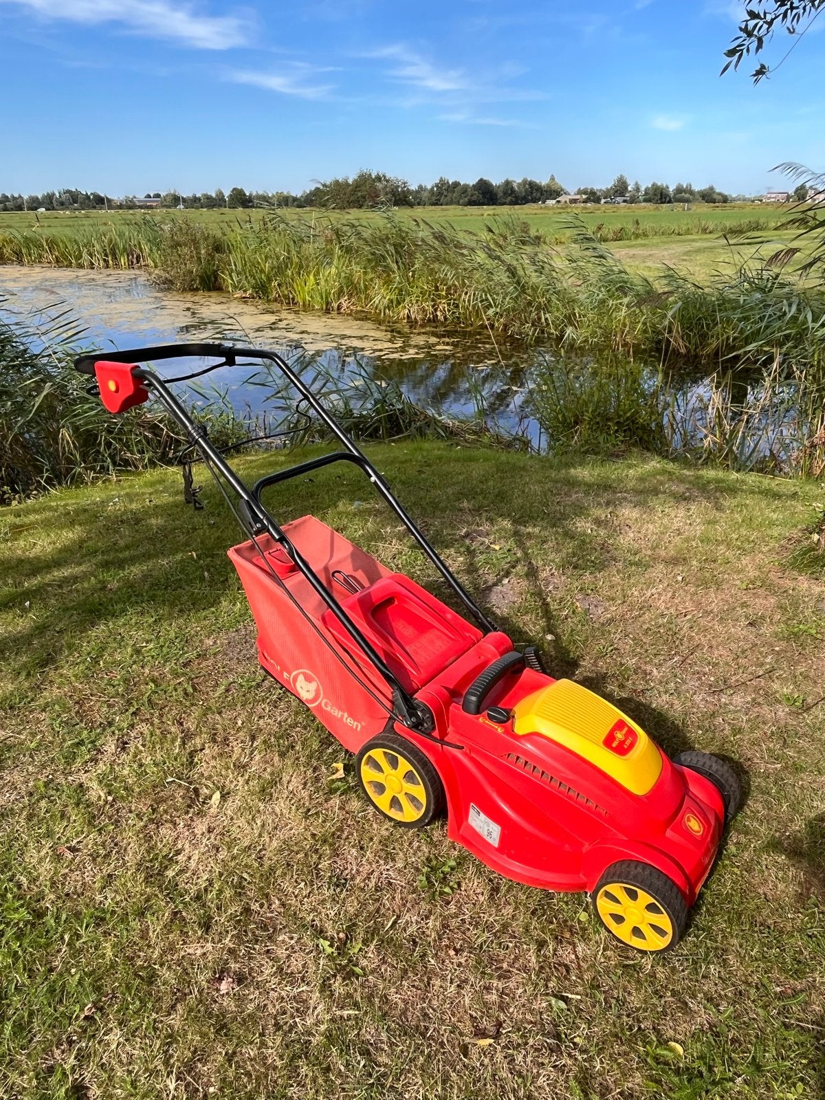 WOLF-Garten A 370 E Elektrische Grasmaaier - Zo goed als nie, Tuin en Terras, Ophalen, Cirkelmaaier, Elektrische grasmaaier, Mulchfunctie