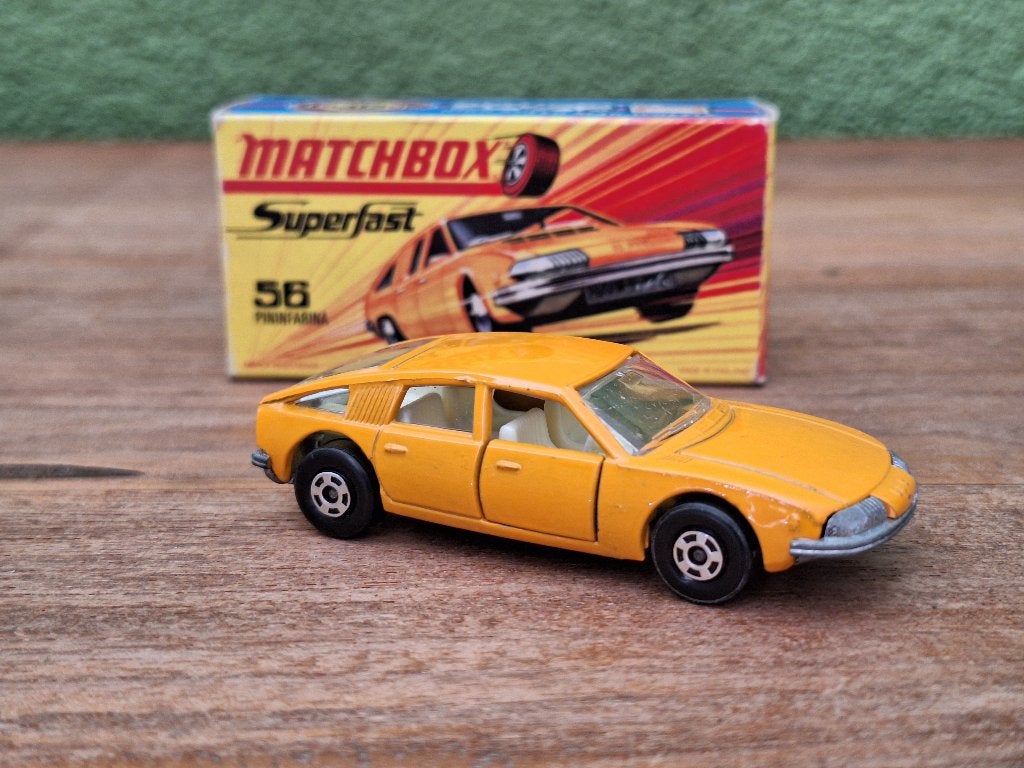 Matchbox BMC 1800 Pininfarina nr 56 uit 1969, Ophalen of Verzenden, Gebruikt, Auto