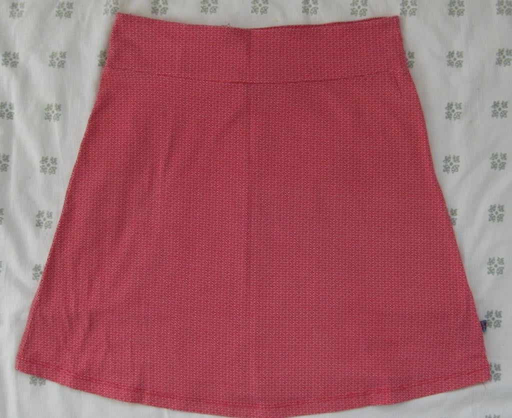 Froy & Dind rok, rood met wit, maat XS-S organic cotton, Froy & dind, Ophalen of Verzenden, Zo goed als nieuw, Maat 36 (S)