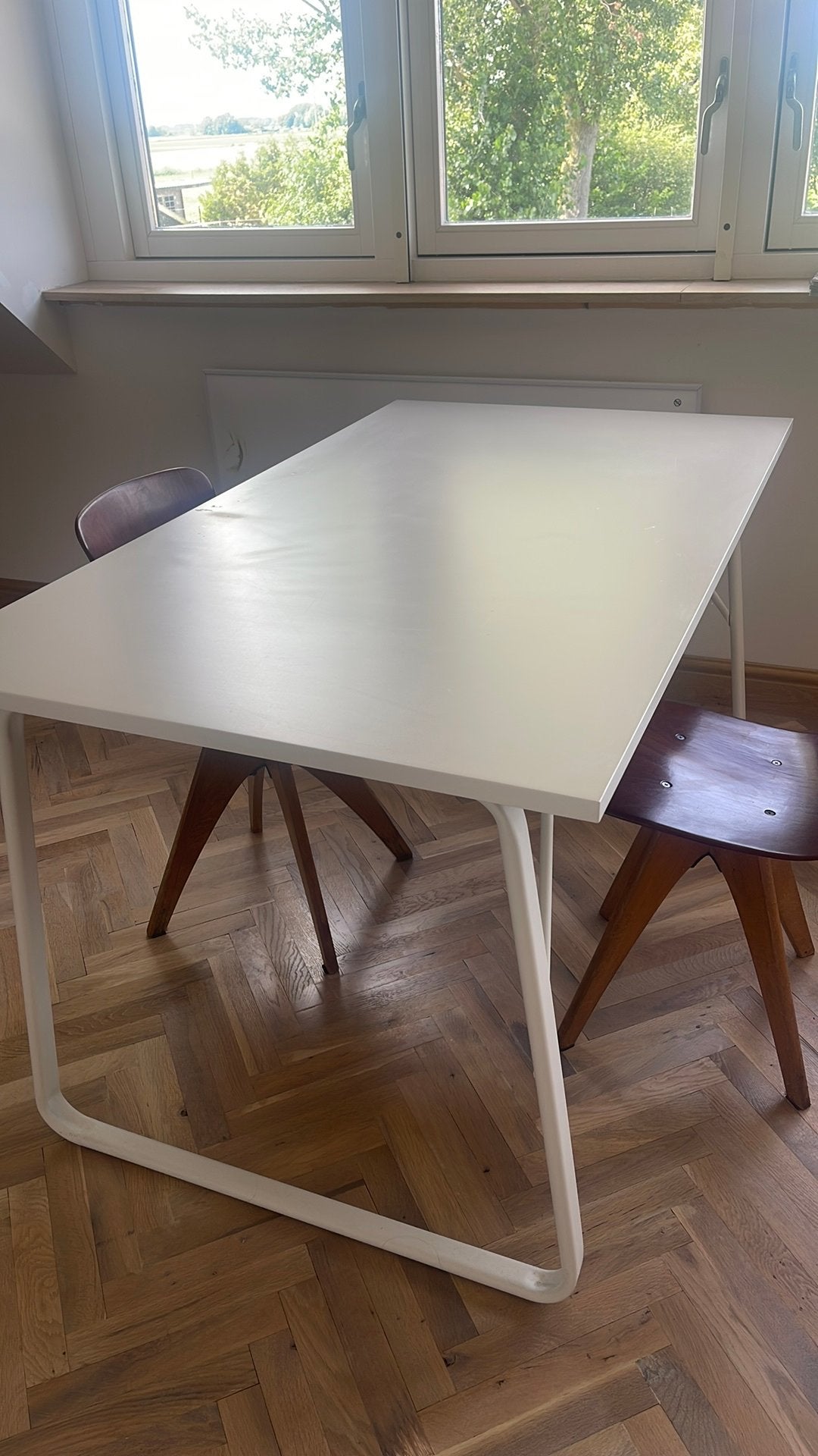 Beige IKEA bureau, Ophalen, Gebruikt, IKEA, Beige