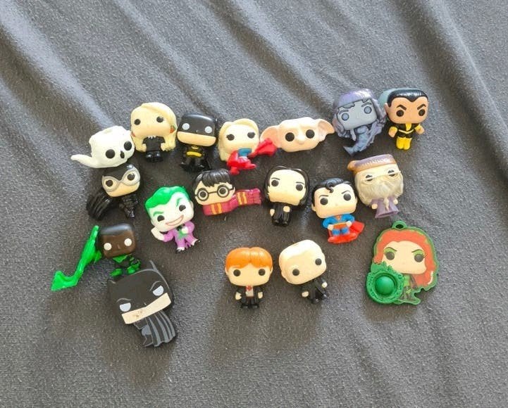 Funko Pop figuren uit KinderSurprise-DiverseKsrakters50cent, Ophalen, Gebruikt