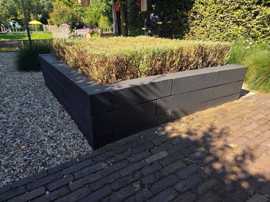 36 Stapelblokken beton grijs - Gratis af te halen, Tuin en Terras, Ophalen, Gebruikt, Overige typen, Minder dan 5 m²