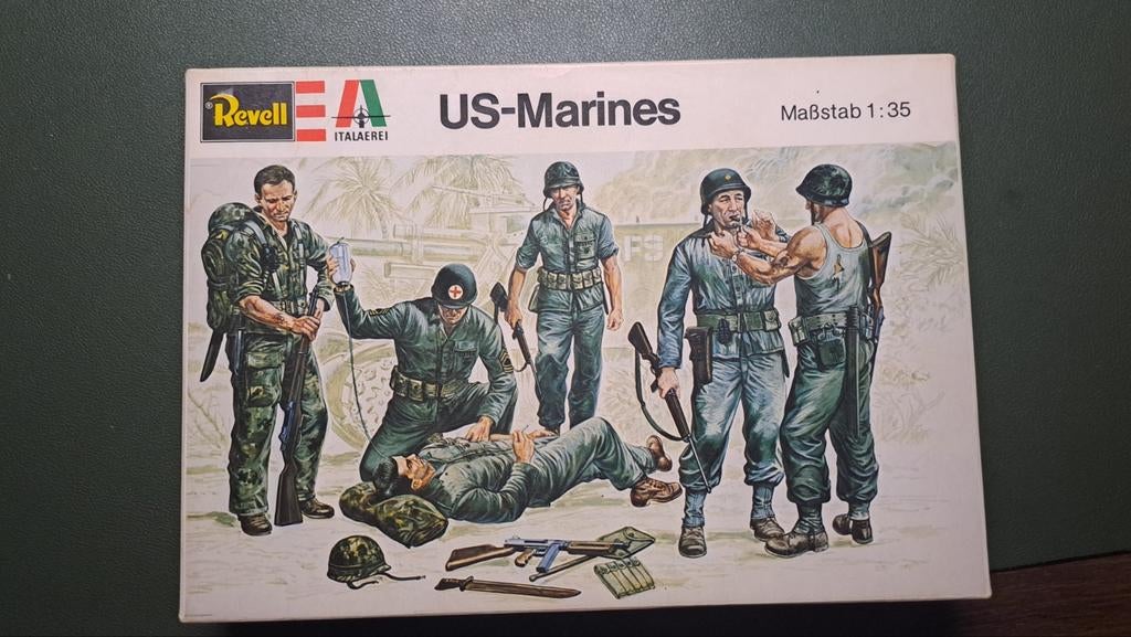 Revell US-marines, Ophalen of Verzenden, Nieuw, 1:35 tot 1:50