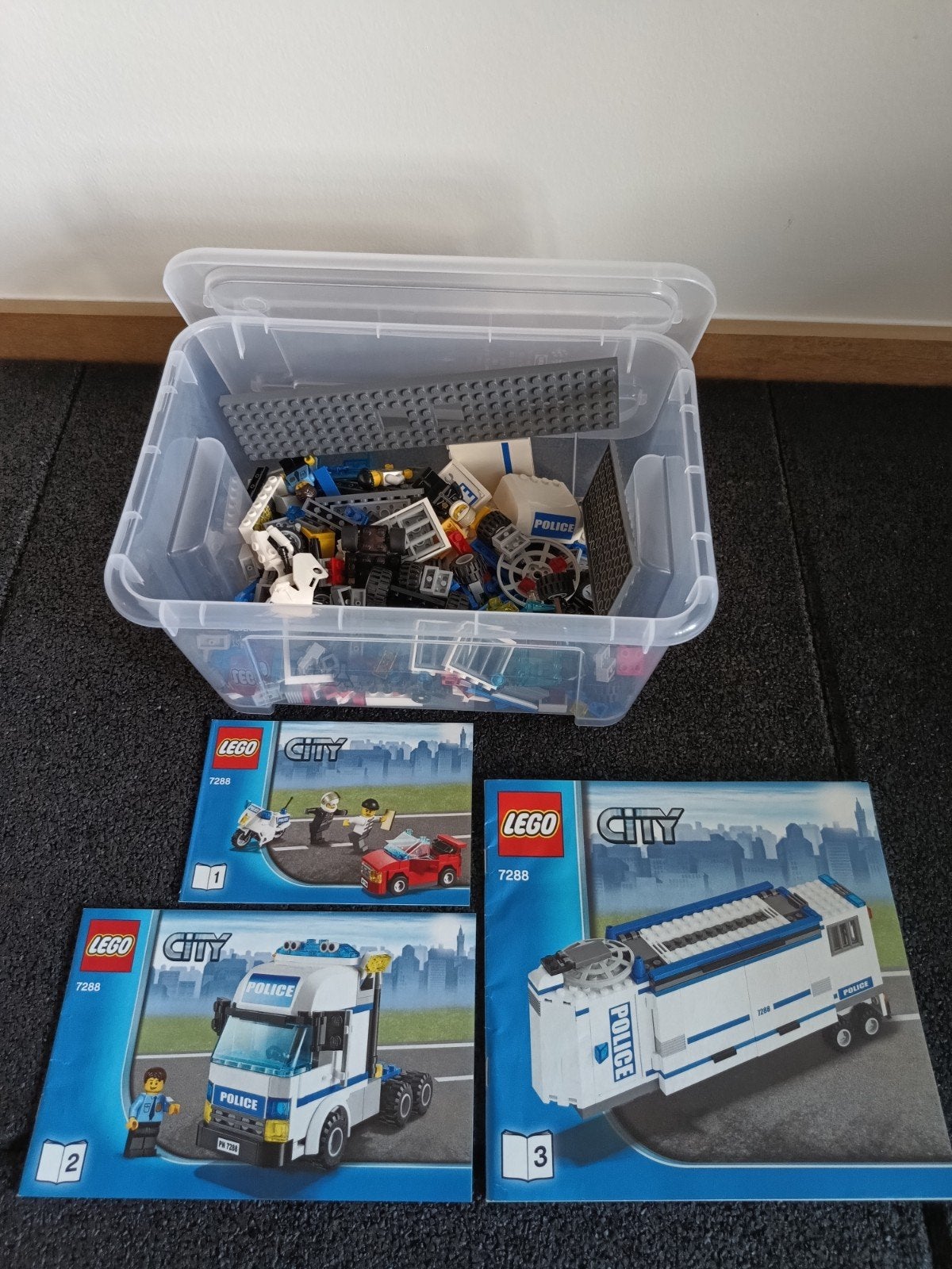 Lego City nummer 7288 Mobiele politiepost compleet, City, Lego, Ophalen of Verzenden, Zo goed als nieuw