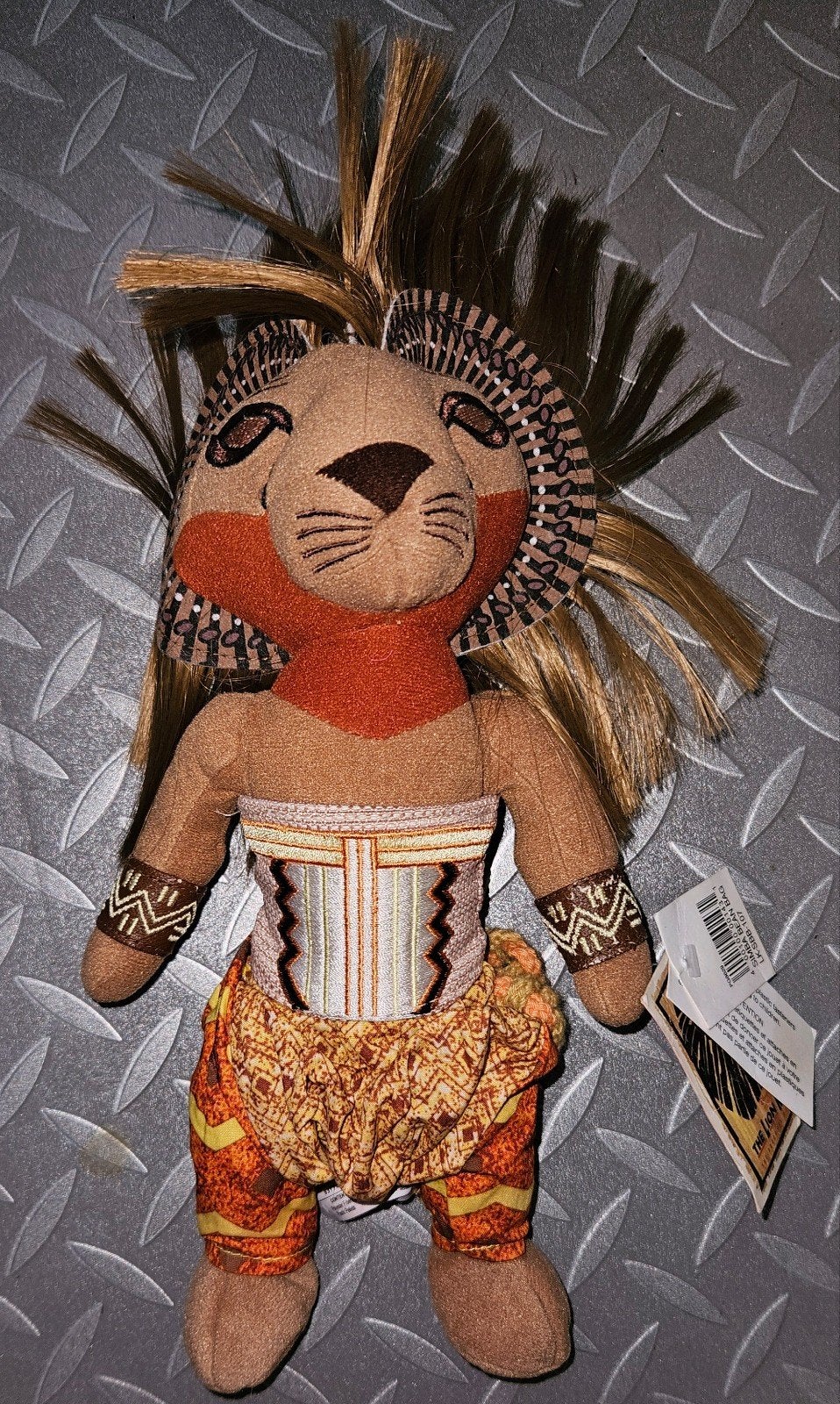 Disney The Lion King Musical Simba Knuffel met label, Disney, Disney, Ophalen of Verzenden, Middelgroot (20 tot 80 cm)