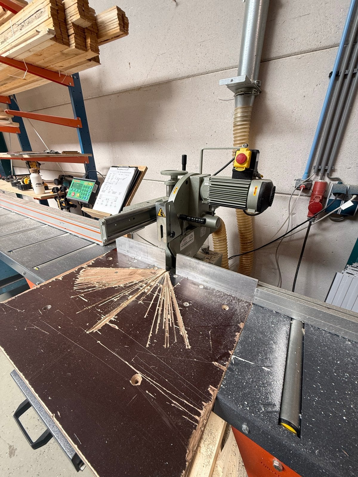Nieuwe set!! Graule afkortzaag met TigerStop meetsysteem, Ophalen
