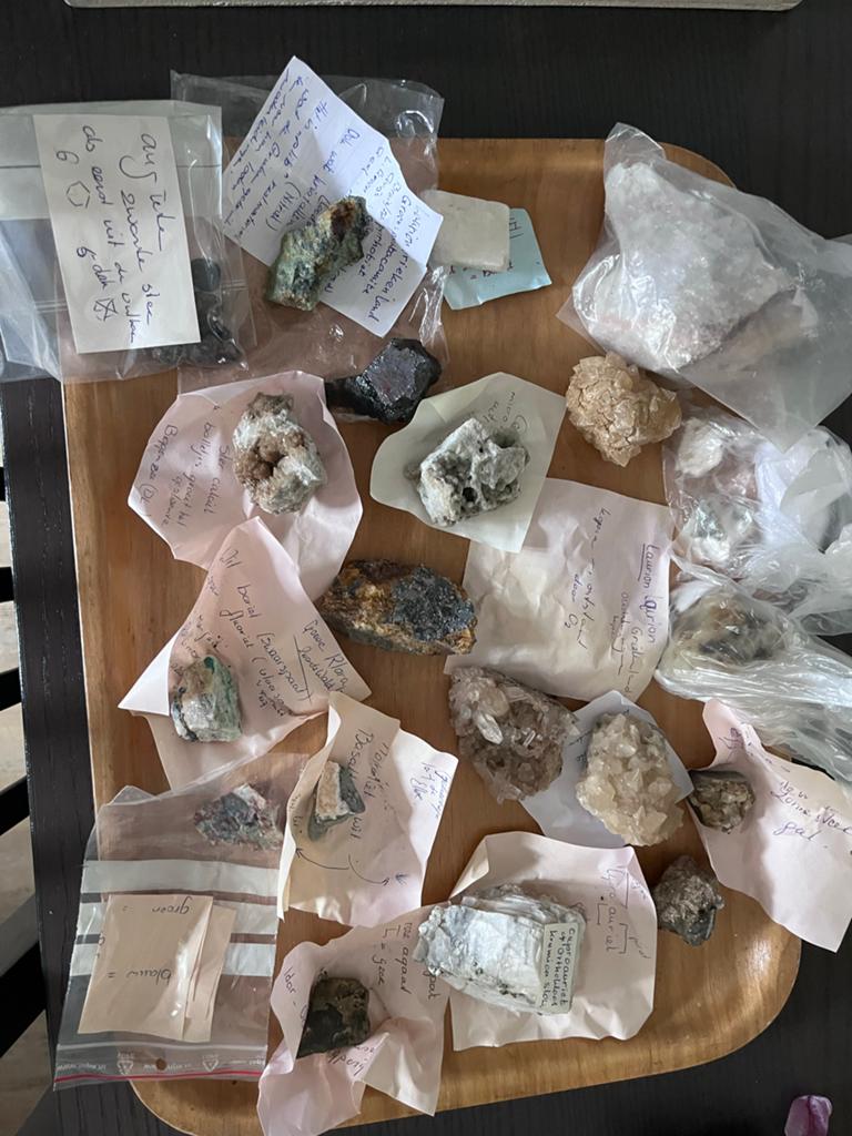 Diverse verzameling stenen en mineralen, Ophalen, Zo goed als nieuw