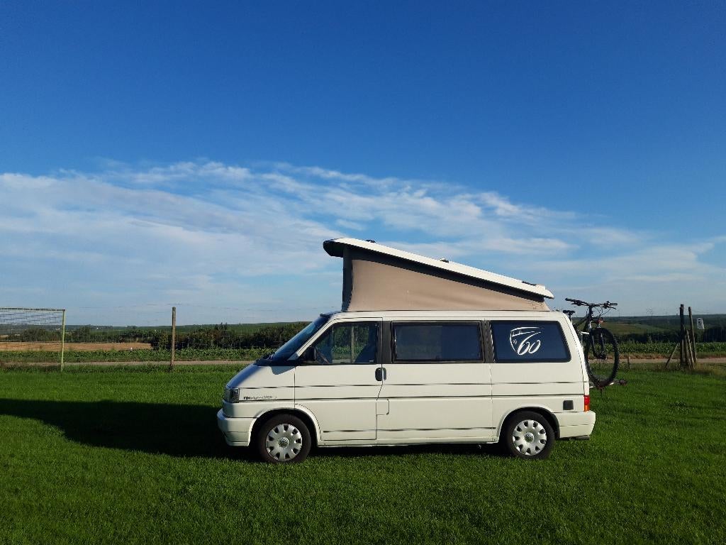 VW T4 Westfalia California camper (1995) wit met hefdak, Automaat, 1275 kg, 700 kg, Wit