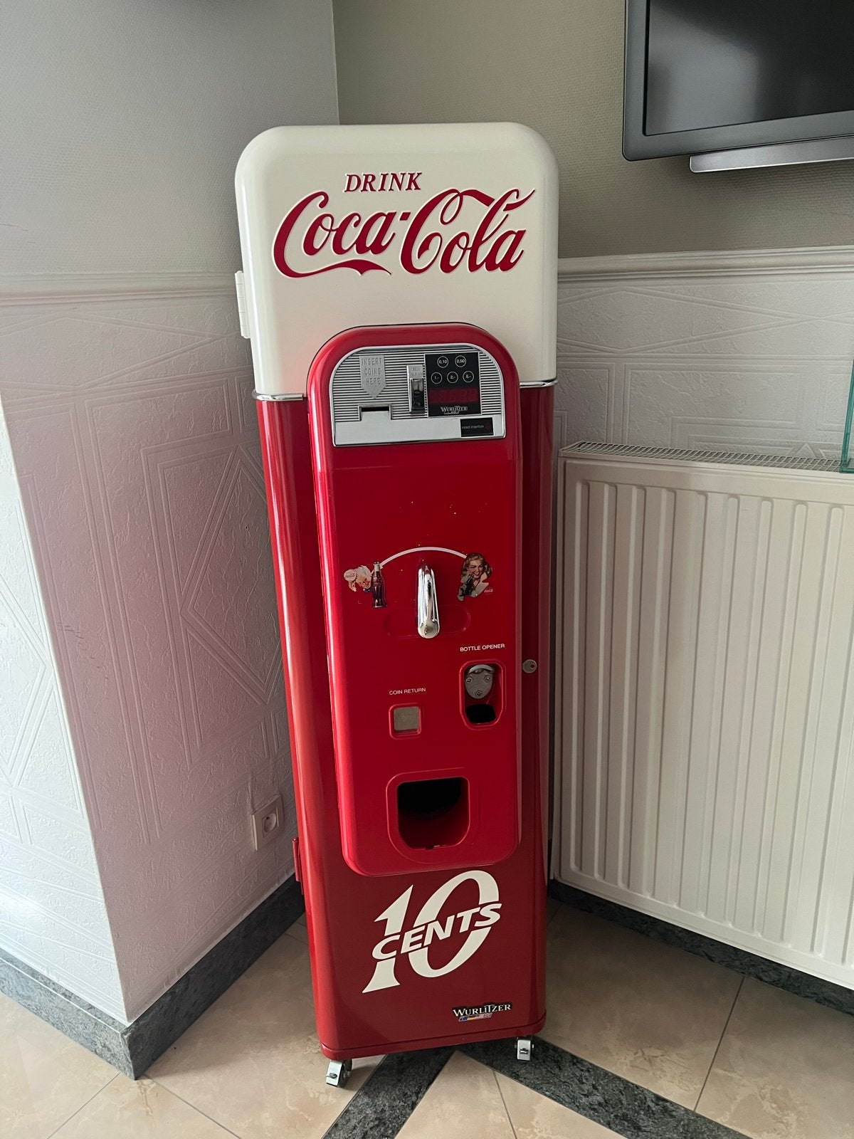Coca-Cola Wurlitzer Koelkast/Drankautomaat, Ophalen, Zo goed als nieuw