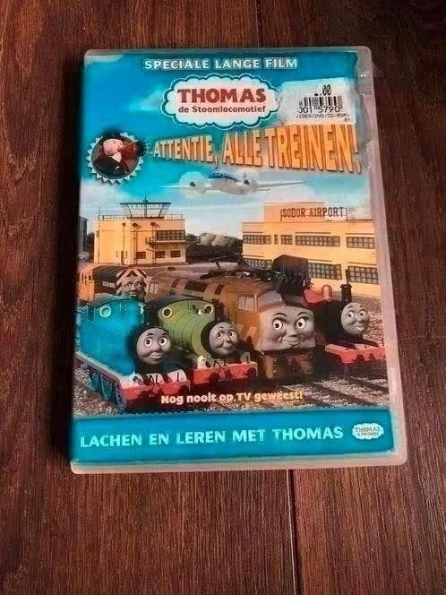 Thomas de Stoomlocomotief - Attentie, Alle Treinen! (DVD), Cd's en Dvd's, Gebruikt, Alle leeftijden, Ophalen of Verzenden, Familie