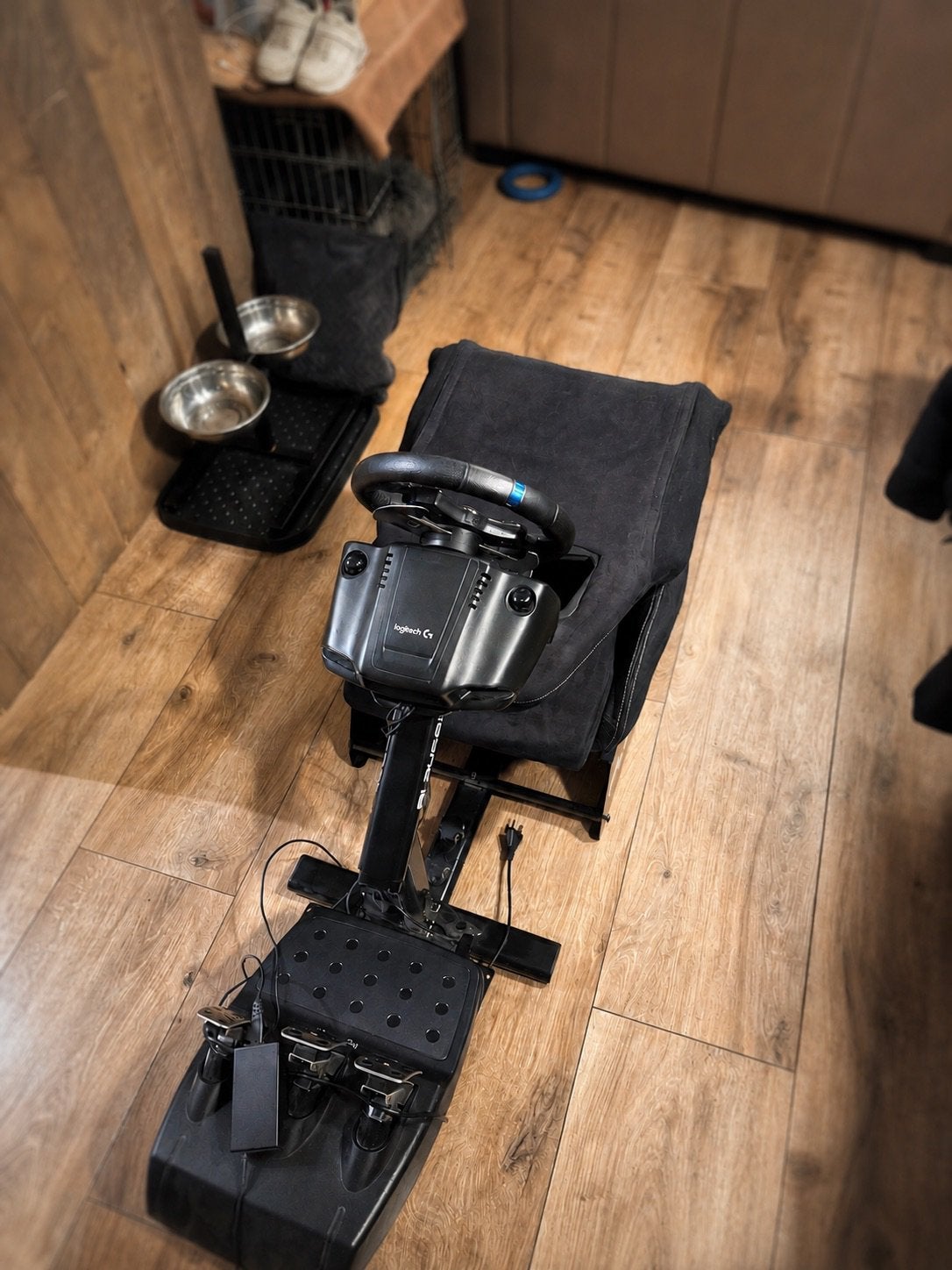 Playseat Evolution Alcantara met Logitech G920/G29, Ophalen, Racestuur, Zo goed als nieuw, Direct drive