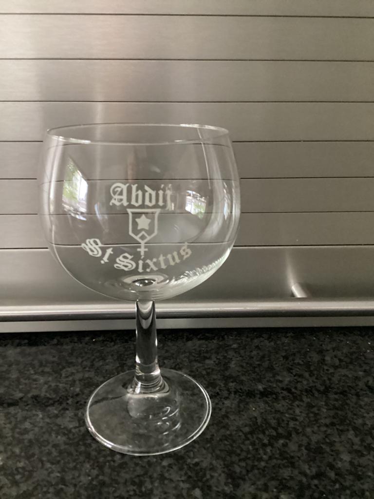 Lichtgewicht oud westvleteren bierglas Abdij St Sixtus, Ophalen of Verzenden
