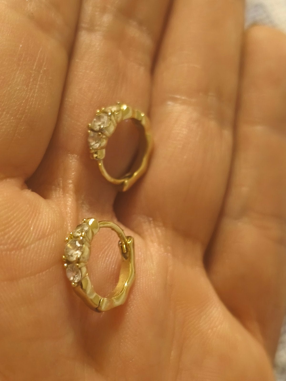 Gouden oorbellen. Leuk voor jongens, Ophalen of Verzenden, Zo goed als nieuw, Goud, Overige materialen