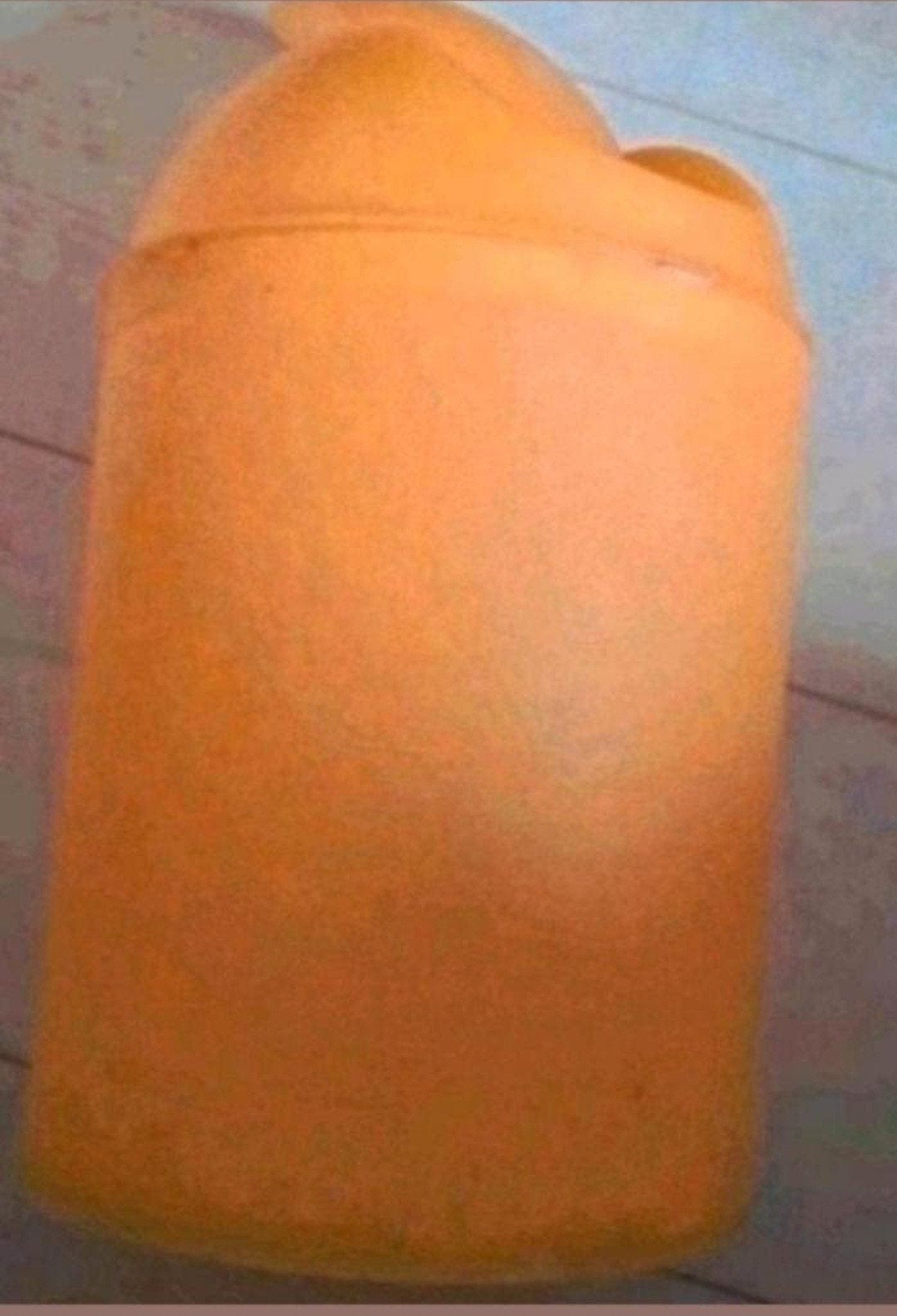 Gele prullenbak 33 cm hoog, Minder dan 10 liter, Ophalen of Verzenden, Gebruikt, Kunststof