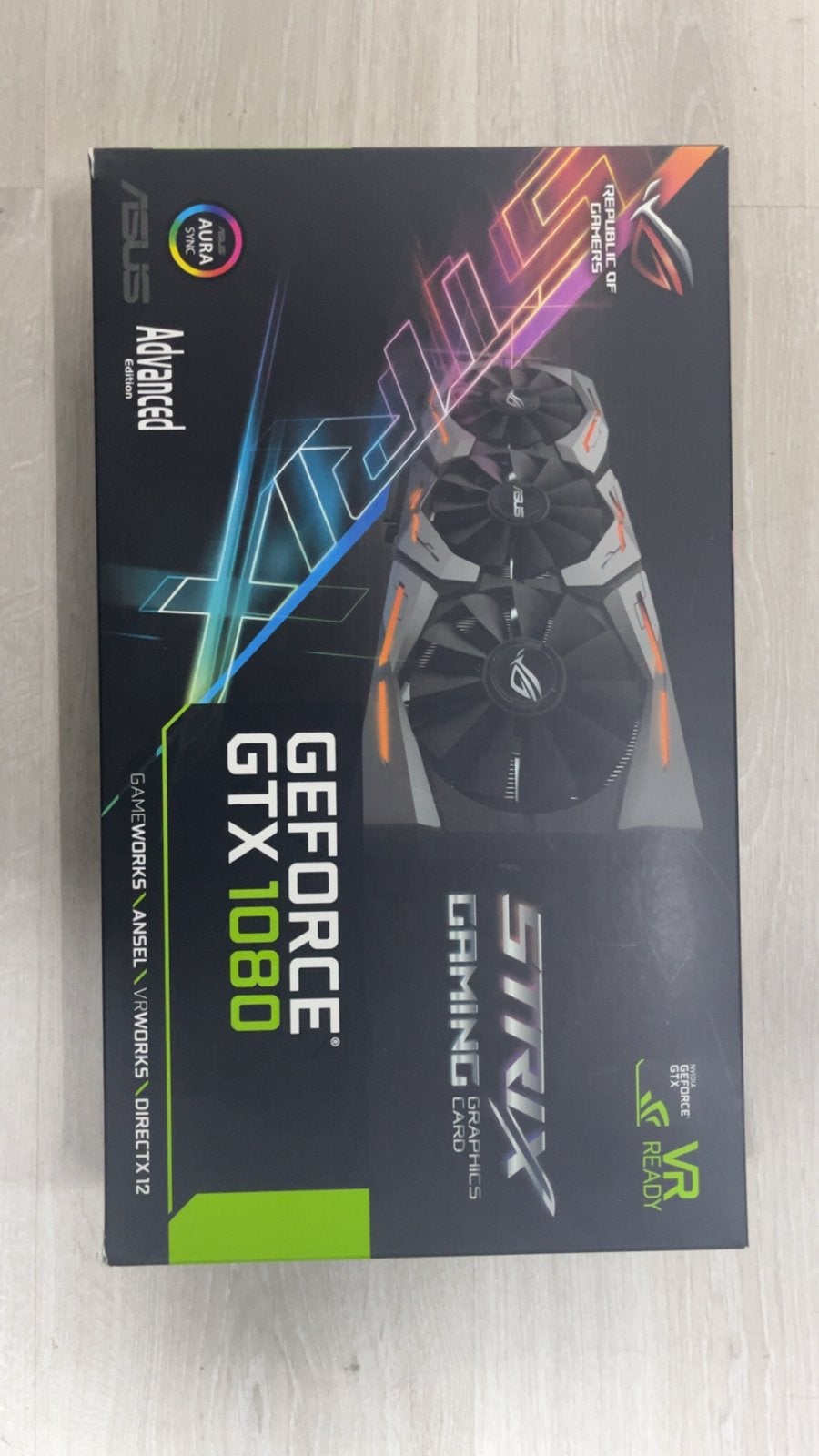 ASUS ROG Strix GeForce GTX 1080 Advanced Edition, Computers en Software, Videokaarten, PCI-Express 3, HDMI, Ophalen of Verzenden
