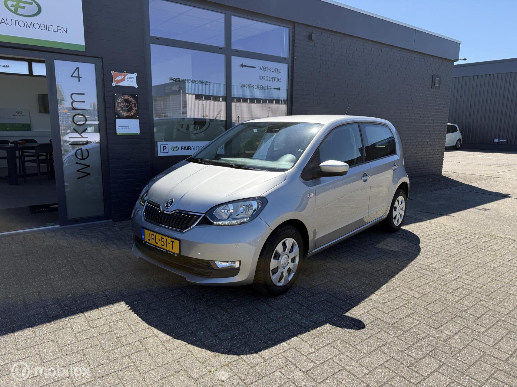 Skoda Citigo 1.0 Greentech Ambition, Auto's, Voorwielaandrijving, Stof, Met garantie (alle), Bedrijf
