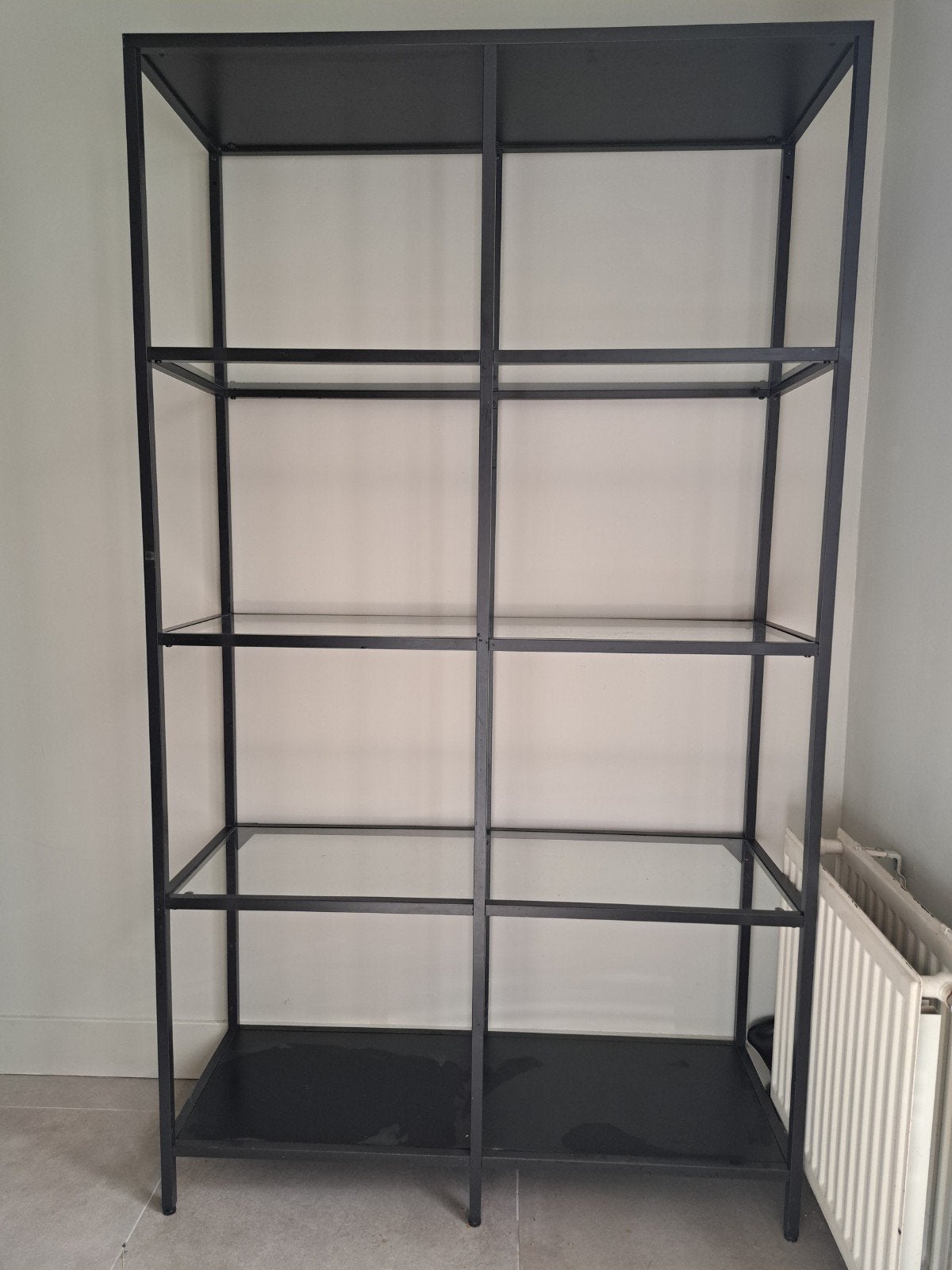 Vittsjö stellingkast zwart, Ophalen, Gebruikt, 50 tot 100 cm, Glas