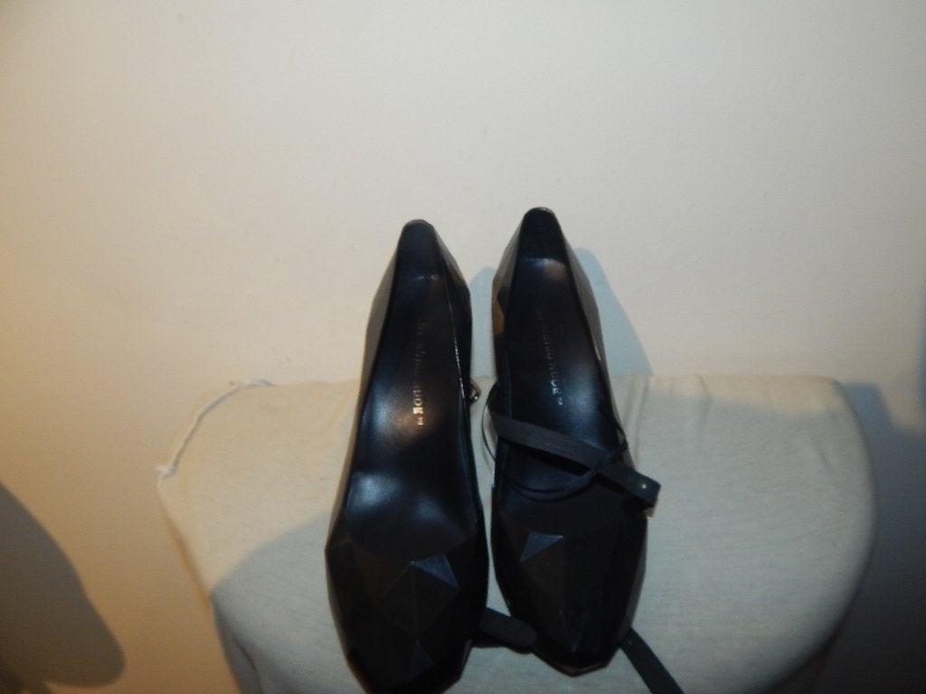 United Nude kunststof pumps zwart hoekige look 37, Pumps, United Nude, Verzenden, Zwart