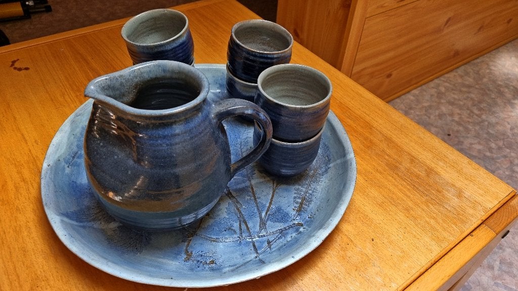 Origineel Spaans sangria servies, Ophalen, Porselein of Keramiek, Schaal, Rond