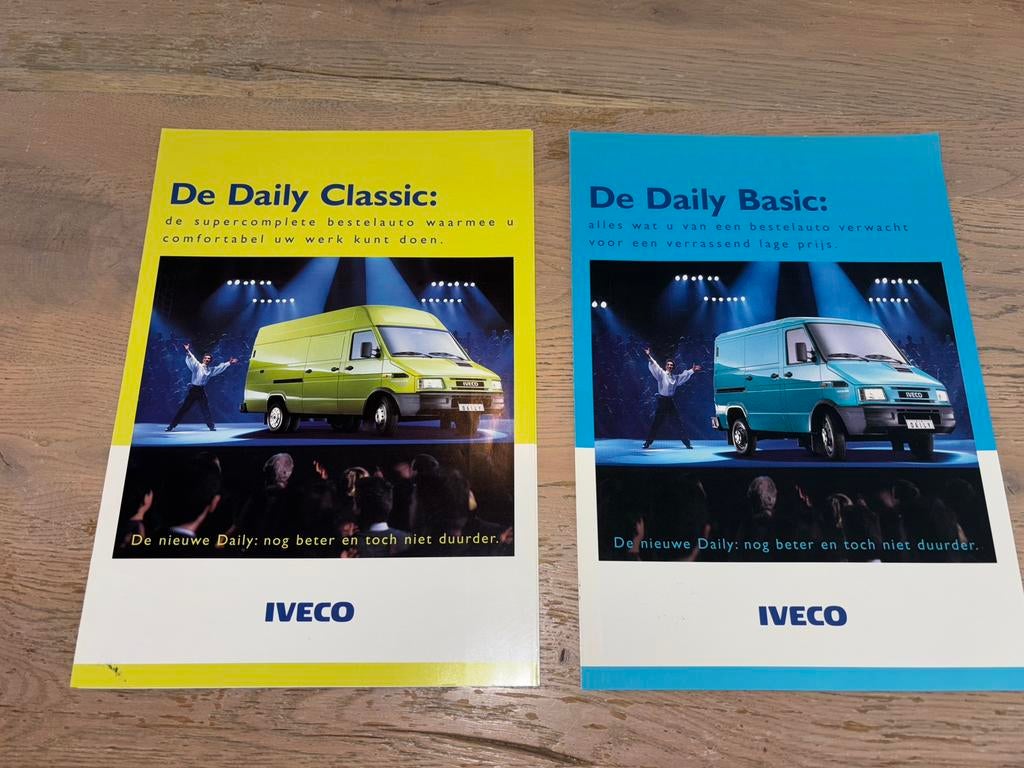 2 folders Iveco (Daily Basic en Daily Classic), Ophalen of Verzenden